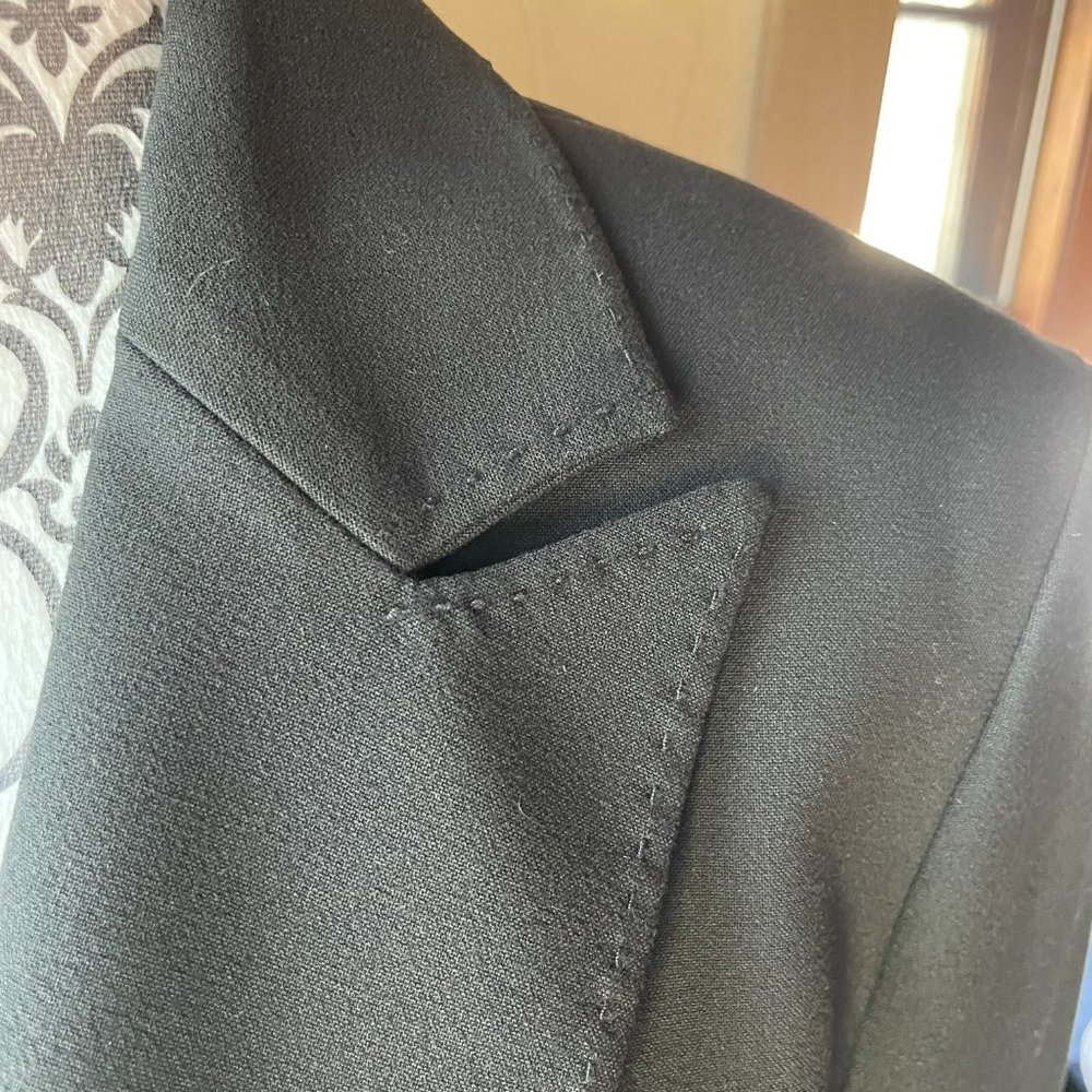Renaur Black Blazer, Size 10 - Picture 4 of 8